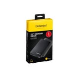 Intenso 2,5" Memory Drive 2 TB, Externe Festplatte schwarz, Micro-USB-B 3.2 Gen 1 (5 Gbit/s)