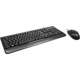 Inter-Tech KB-101DE, Desktop-Set schwarz, DE-Layout