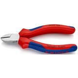 KNIPEX Seitenschneider 70 05 125, Schneid-Zange rot/blau, Länge 125mm