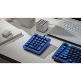 Keychron Q0+, Ziffernblock blau, Gateron G Pro Red, Hot Swap, Aluminiumrahmen, RGB, Knob