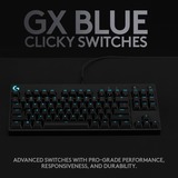 Logitech G PRO, Gaming-Tastatur schwarz, DE-Layout, GX Blue
