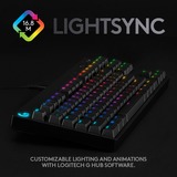Logitech G PRO, Gaming-Tastatur schwarz, DE-Layout, GX Blue