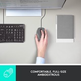 Logitech M100, Maus grau