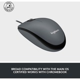 Logitech M100, Maus grau