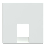 Merten Zentralplatte für RJ12-Telefonsteckdosen-Einsätze weiß, Retail