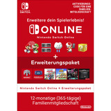 Nintendo Switch Online + Erweiterungspaket – Familienmitgliedschaft (365 Tage), Gamecard 