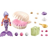 PLAYMOBIL 71502 Princess Magic Meerjungfrau mit Perlmuschel, Konstruktionsspielzeug 