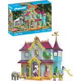 PLAYMOBIL 71852 Animals and Friends: Kunterbunte Tiervilla - 71852, Konstruktionsspielzeug 