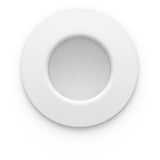Philips HUE White & Color Ambiance Slim Einbauleuchte, LED-Leuchte weiß, 90 mm