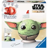 Ravensburger 3D Puzzel-Ball Mandalorian Grogu mit Ohren, Puzzle Teile 72