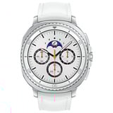 SAMSUNG Galaxy Watch8 Classic, Smartwatch weiß, 46mm, Bluetooth, Hybrid-Armband