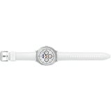 SAMSUNG Galaxy Watch8 Classic, Smartwatch weiß, 46mm, Bluetooth, Hybrid-Armband