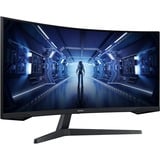 Samsung Odyssey G5 C34G55TWWP, Gaming-Monitor 86 cm (34 Zoll), schwarz, UWQHD, VA, AMD Free-Sync, Curved, 165Hz Panel