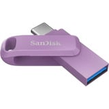 SanDisk Ultra Dual Drive Go USB Type-C 128 GB, USB-Stick lila, USB-A 3.2 Gen 1, USB-C 3.2 Gen 1