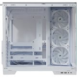Silentware View A-RGB , Tower-Gehäuse weiß, Tempered Glass x2
