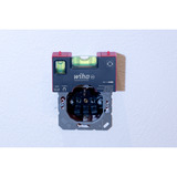 Wiha Mini-Wasserwaage Pocket 8 cm  grau/rot, mit Magnet 