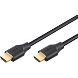 goobay Ultra96 HDMI Kabel schwarz/gold, 1,0m