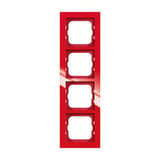 0 Rahmen vierfach 1724-287 rot, Retail