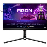 AOC AGON Pro AG324UX, Gaming-Monitor 80 cm(32 Zoll), schwarz/rot, UltraHD/4K, Adaptive-Sync, HDR, 144Hz Panel