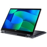 Acer TravelMate P4 Spin (TMP414RN-54-TCO-75K1), Notebook blauschwarz, Intel® Core™ Ultra 7 155U, Intel® Graphics, 16 GB DDR5, 512 GB (512 GB SSD), Windows 11 Pro 64-Bit