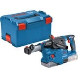 Bosch Akku-Bohrhammer GBH 18V-22 Professional solo, 18Volt, mit GDE 18V-12 blau/schwarz, ohne Akku und Ladegerät, in L-BOXX 238