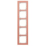 Busch-Jaeger Abdeckrahmen fünffach rosa, Retail