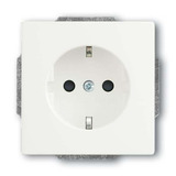 Busch-Jaeger Schutzkontakt Steckdose Standard erhöhtem Berührungsschutz weiß, Retail