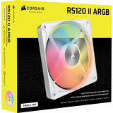 Corsair RS120 II ARGB, Gehäuselüfter weiß, 120 mm