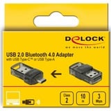 DeLOCK USB 2.0 Bluetooth 4.0 Adapter 2 in 1 USB Type-C oder Typ-A, Bluetooth-Adapter 