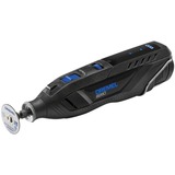 Dremel Akku-Multifunktions-Werkzeug 8260-5, 12Volt schwarz/blau, Li-Ion-Akku 3,0Ah, 5-teiliges Zubehör, Softbag