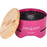 Feuerhand Tisch-Holzkohlegrill Tamber, Telemagenta magenta, Ø 20cm