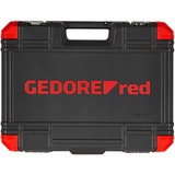 GEDORE red Steckschlüssel-Satz 1/2" Auto-Universal, 61-teilig, Werkzeug-Set rot/schwarz, mit Umschalt-Knarre, SW 8mm - 24mm