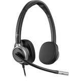 HP Poly Mission 625 kabelgebundenes Stereo-USB-Headset schwarz, USB Type-C und Type-A, PU-Leder-Ohrpolster (Oberflächenmaterial)