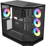 HYTE Y50 Pitch Black, Tower-Gehäuse schwarz, Tempered Glass x 3