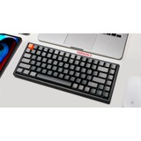 Keychron K2 Version 2, Gaming-Tastatur schwarz/grau, DE-Layout, Gateron Blue, RGB
