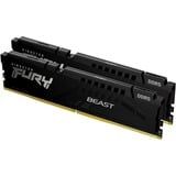 Kingston FURY DIMM 64 GB DDR5-5200 (2x 32 GB) Dual-Kit, Arbeitsspeicher schwarz, KF552C36BBEK2-64, FURY Beast, AMD EXPO