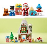 LEGO 10976 DUPLO Lebkuchenhaus mit Weihnachtsmann, Konstruktionsspielzeug 