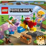 LEGO 21164 Minecraft Das Korallenriff, Konstruktionsspielzeug 