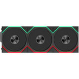 Lian Li UNI FAN TL FLEX 120 Wireless, Gehäuselüfter schwarz, Reverse, 3er Pack mit Controller, 120 mm