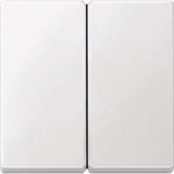 Merten Wippe für Serienschalter, zweiteilige Ausführung, mit Kontrollfenster, matt, Thermoplast weiß (matt), Retail