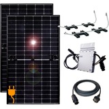 MyVoltaics Balkonkraftwerk MyCarport - doppelte Power, 800 Watt 0% MWST, 2x 400W, für Carport / Garage mit ebener Fläche