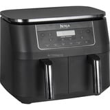 Ninja Dual Zone Heißluftfritteuse DZ300EU  grau/silber, 2.470 Watt, 2 Körbe je 3,8 Liter