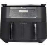 Ninja Dual Zone Heißluftfritteuse DZ300EU  grau/silber, 2.470 Watt, 2 Körbe je 3,8 Liter
