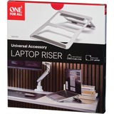 One for all Universal-Laptophalterung DM 0050, Ständer silber, für 10" - 17" Notebooks