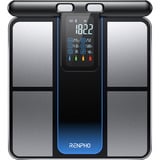 Renpho MorphoScan, Waage schwarz/silber, USB-C, Bluetooth