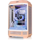 Thermaltake The Tower 300 Peach Fuzz, Tower-Gehäuse pfirsich, Tempered Glass