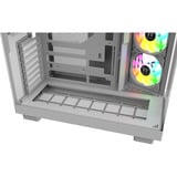 Thermaltake View 380 XL WS ARGB , Tower-Gehäuse weiß/holz, Tempered Glass x 2, Holz-Struktur