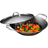 Weber CRAFTED Wok & Dampfgarer mit Dünsteinsatz 7684 edelstahl
