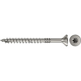 fischer Spanplattenschraube PowerFast 4,0x45 Senkkopf TX 200 Stück, mit Teilgewinde, Edelstahl A4