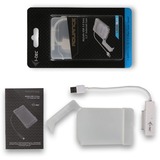 i-tec MySafe USB 3.0 Easy, Laufwerksgehäuse weiß/transparent